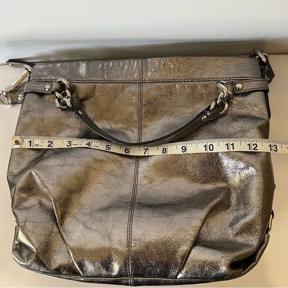 Coach Brooke Metallic Hobo Shoulder Bag - Picture 9 of 11